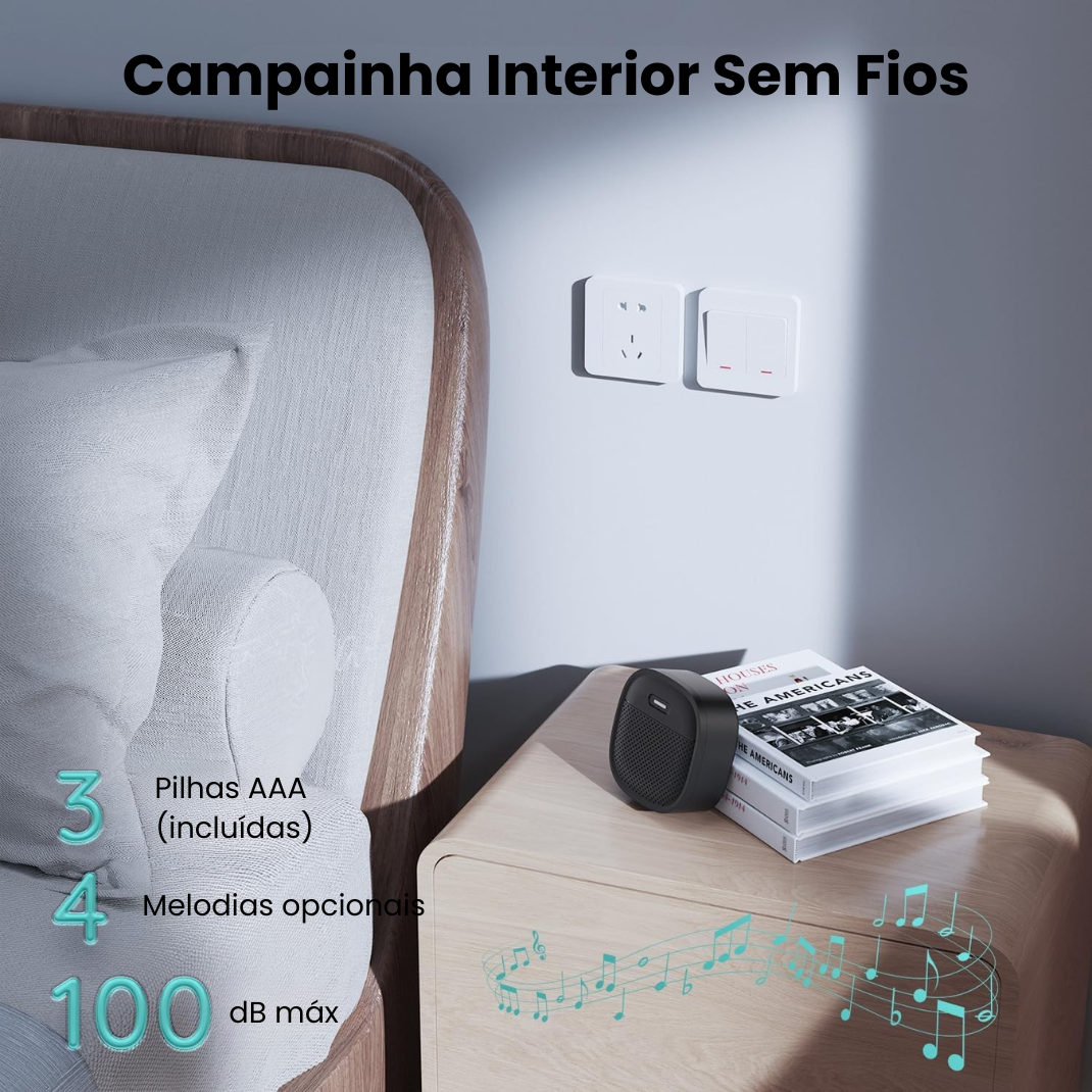 Campainha Sem Fios com Câmara