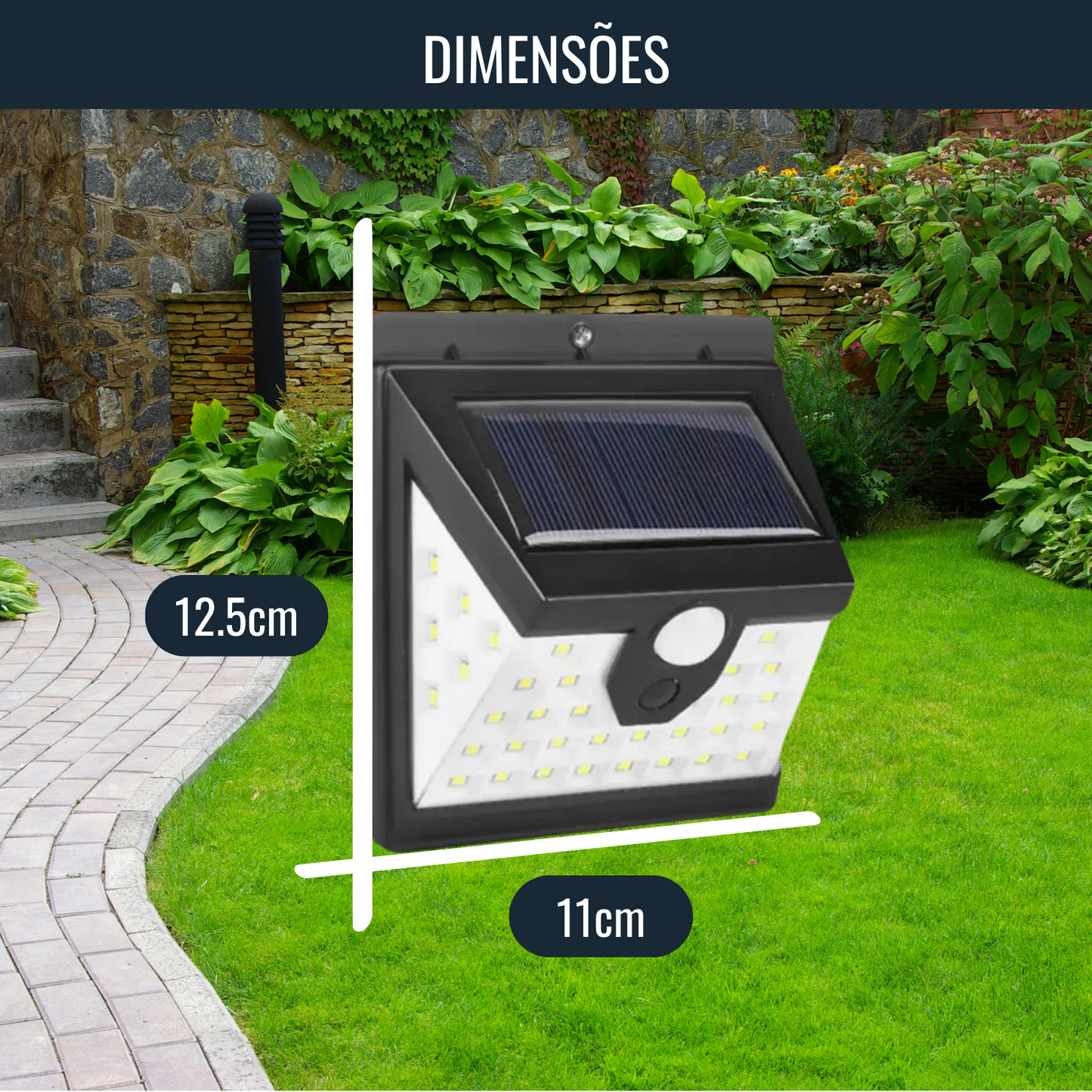 Candeeiro Solar - Mini Jardim
