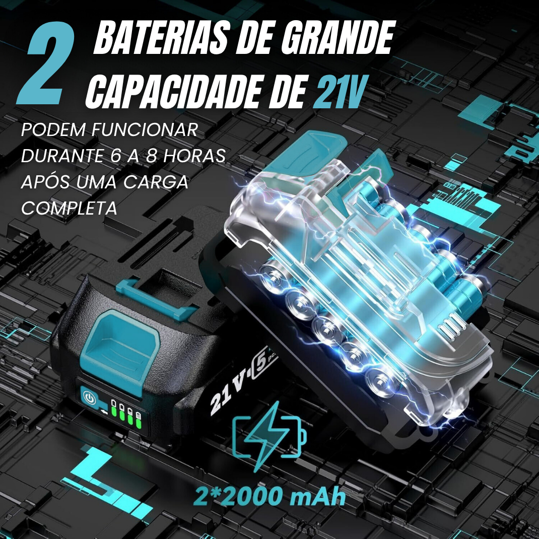 Tesoura de poda elétrica portátil com vara extensível