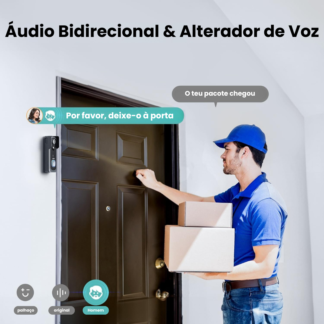 Campainha Sem Fios com Câmara