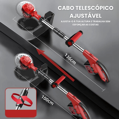 Roçadora a Bateria com Motor Brushless