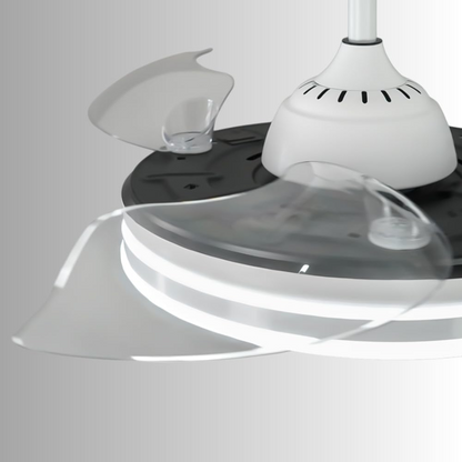 Ventoinha de Teto Retrátil com Luz Regulável