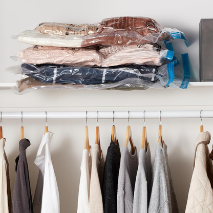 Sacos de vácuo para roupas com bomba elétrica