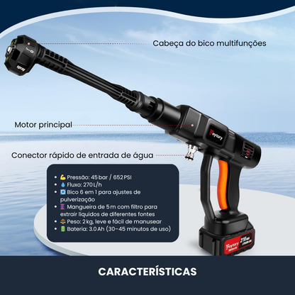 Pulverizador de Alta Pressão sem Fios