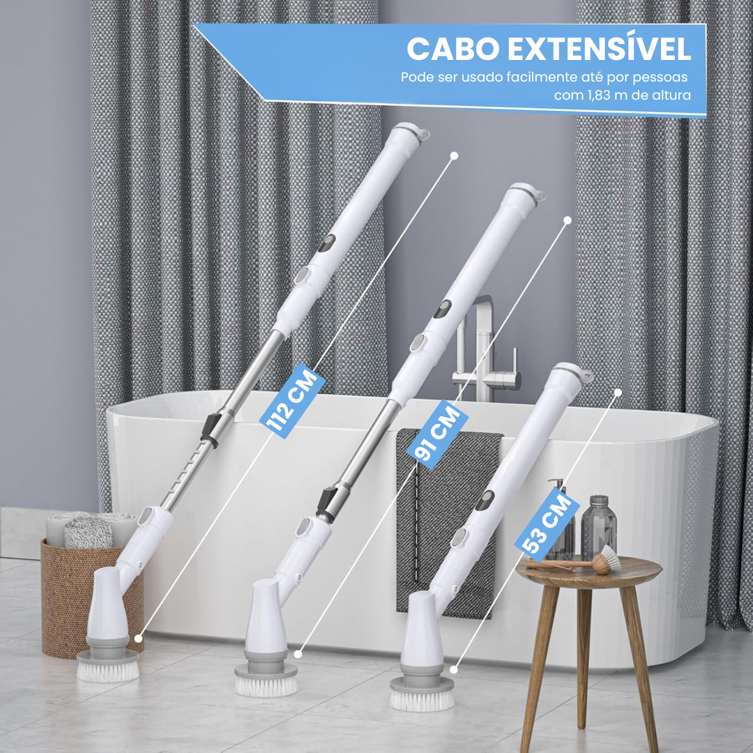 Escova de Limpeza Elétrica